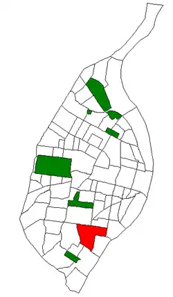 Location (red) of Dutchtown within St. Louis