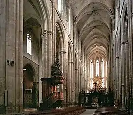 Basilica of Mary Magdalene, begun 1295.