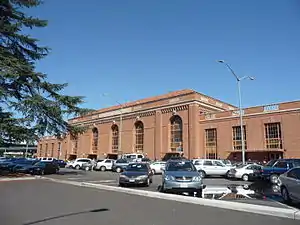 Sacramento Valley Station, on the site of the former China Slough