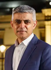 Sadiq Khan, incumbent mayor of London