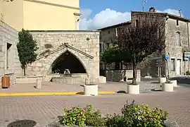 The fountain in Saint-Geniès-de-Fontedit