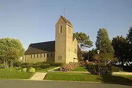 The church in Saint-Germain-d'Elle