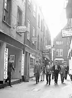 St. Anne's Court in the early 1960s