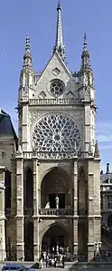 The west front with rose window