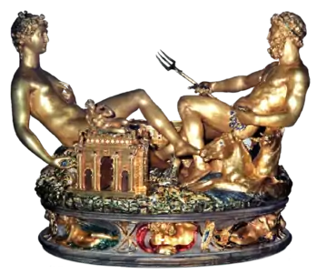 Saliera by Benvenuto Cellini (1540–43)