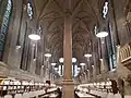 Library of the CNAM on the Parisian campus, in the former refectory of the Priory of Saint-Martin-des-Champs.