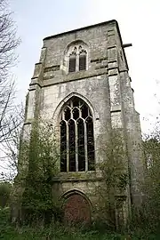 West Tower of former Church of St Peter