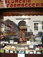 Foods at a salumeria