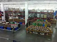 Shelves of a Sam's Club store in Suzhou, China