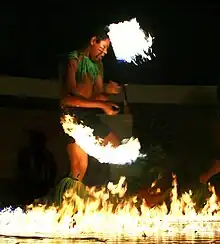 Samoa fire dance siva afi