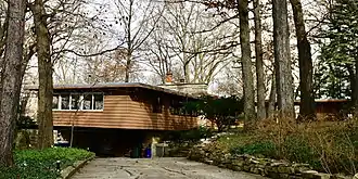 Samuel and Eleanor Himmelfarb Home and Studio, Winfield, Illinois, built 1942, National Register of Historical Places