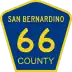 County Road 66 marker