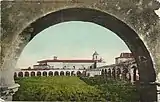 San Luis Rey Mission Through The Arch