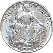 Obverse of 1936 California Pacific International Exposition Commemorative Half-Dollar