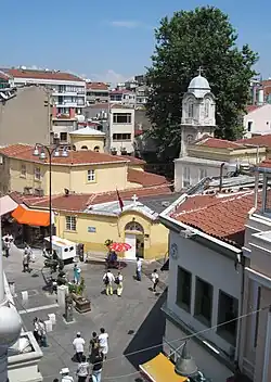 The small Church of St Euphemia that serves as the Greek Orthodox cathedral of the Metropolitan Diocese