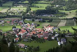 Remote view of Sankt Georgen ob Judenburg