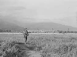 Temporary detention camp for Japanese Americans Santa Anita assembly center