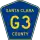 County Road G3 marker