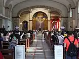 Nave during the Good Friday Veneration Service