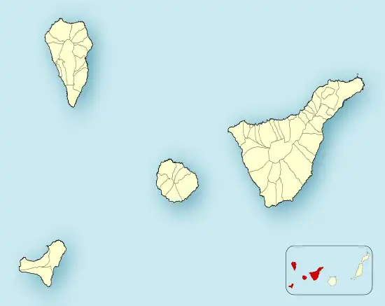 Tagoro is located in Province of Santa Cruz de Tenerife