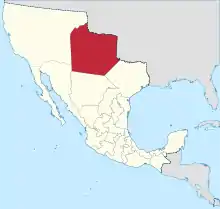 Image 1Territory of Santa Fe de Nuevo México when it belonged to Mexico in 1824 (from New Mexico)