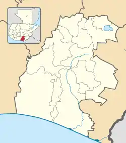 Cuilapa is located in Santa Rosa Department