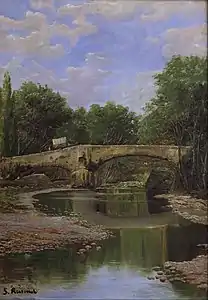 Bridge over a River, c. 1884