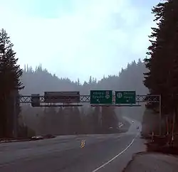 Highways at Santiam Junction