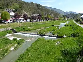 The Sarca river at Ponte Arche.