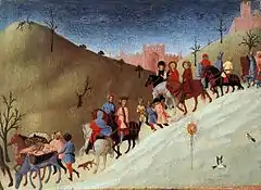 Sassetta, The Journey of the Magi, c. 1432–1436