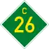 C26 road shield}}