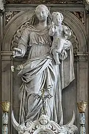 Madonna del carmelo by Bernardo Falconi