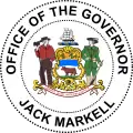 Seal of Jack Markell, Governor of Delaware 2009–2017