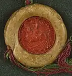 Seal of Skirgaila, 1387