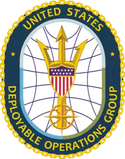 Seal of the United States Coast Guard Deployable Operations Group