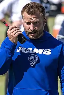 Super Bowl LVI champion coach Sean McVay (B.S., 2008)