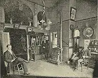 Offices of the Butterworth & Sons mortuary in Seattle, Washington, 1900