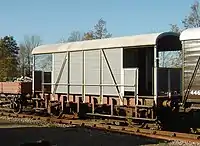 SECR "Dance Hall" goods brake van No. 55490 at the Bluebell Railway - 13 November 2004 (Richard Salmon)