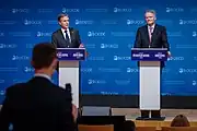 Secretary Blinken with OECD Secretary-General Mathias Cormann in Paris, France, October 2021