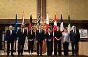 Secretary Blinken with G7 foreign ministers in Tokyo, Japan, November 2023