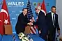 5 September 2014 Turkish President Recep Tayyip Erdoğan with U.S. President Barack Obama and U.S. Secretary of State John Kerry during the NATO Summit in Newport;