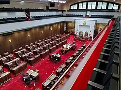 Temporary chamber, in use while Centre Block undergoes renovations