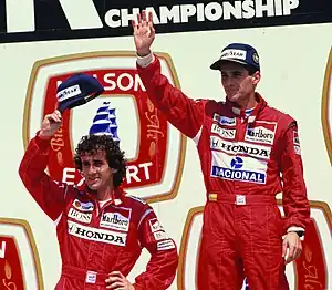 Molson's sponsored the Grand Prix in Montreal during Senna and Prost's day