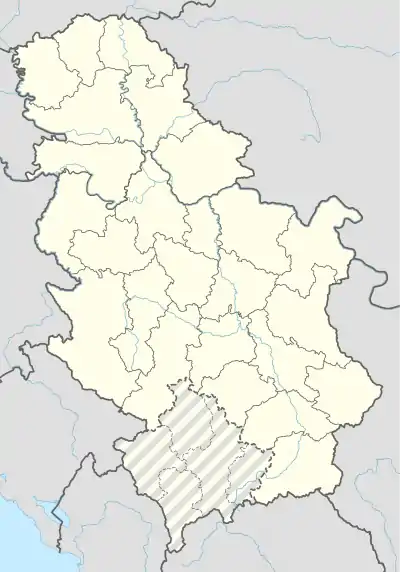 Ivanovo is located in Serbia