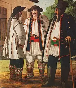 Serb clothes in Bačka, 19th century