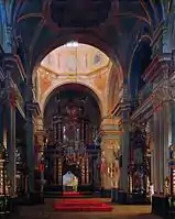 A painting of the cathedral's interior, 1843