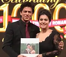 Shah Rukh Khan hugs Kajol