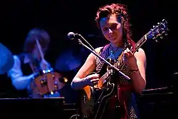 Shara Nova performing with My Brightest Diamond at the Pabst Theater, in 2006.