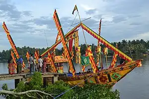 Guinakit, a Maguindanaon boat transportation used by royals and tribal chieftains around the inland waters of Mindanao.