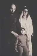 Sharifzade with partner Marziyya Davudova and their daughter Firangiz Sharifova